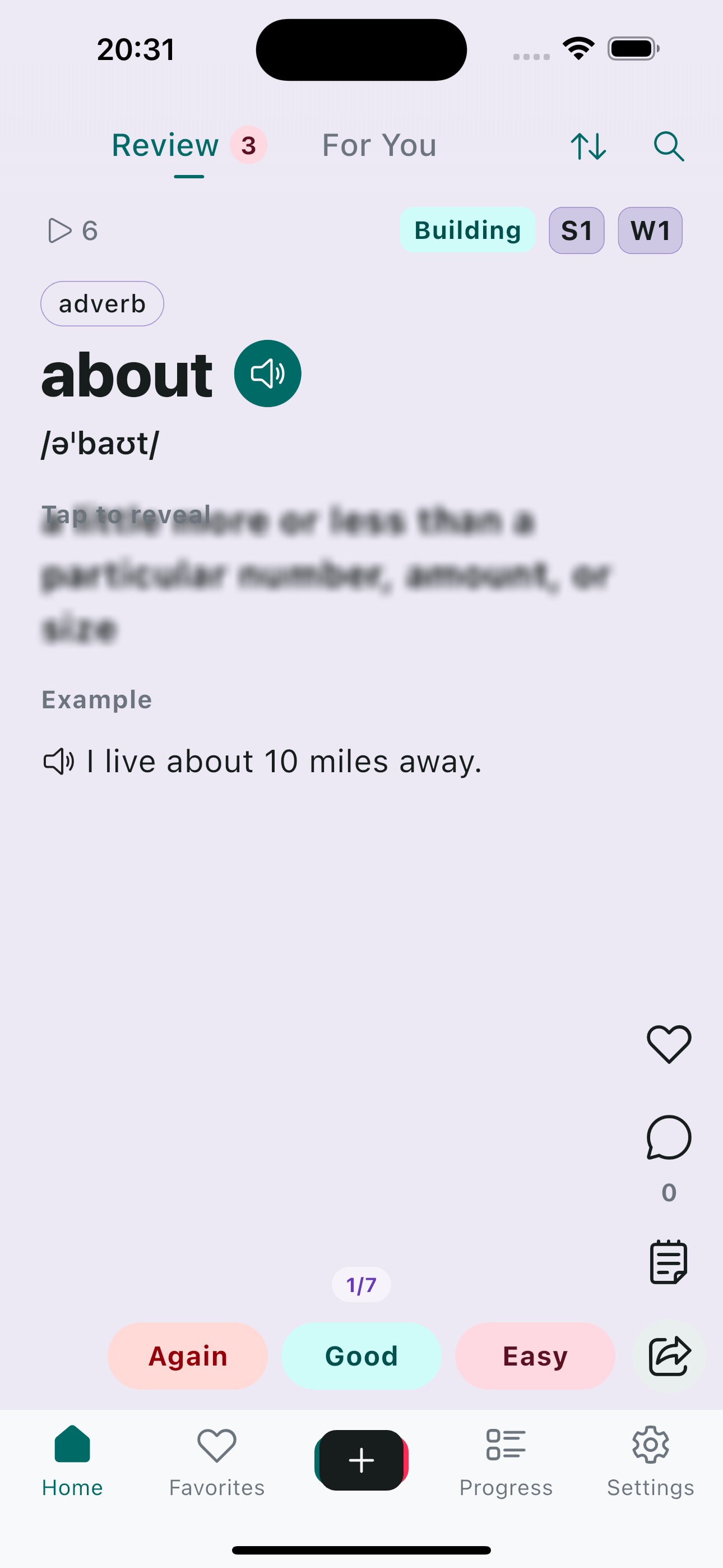VocaTok app screen 2