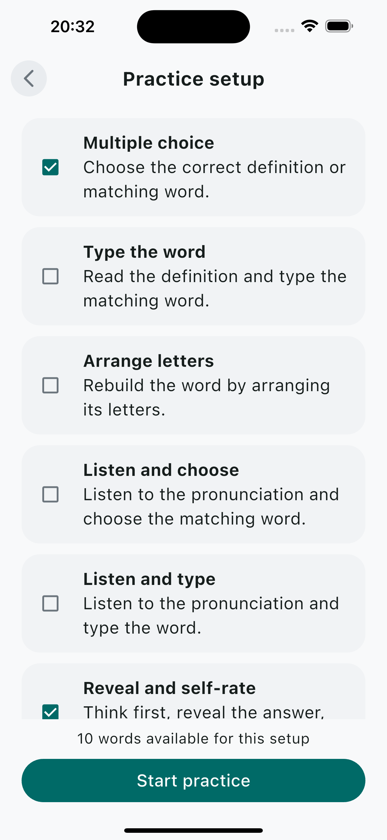 VocaTok app screen 5